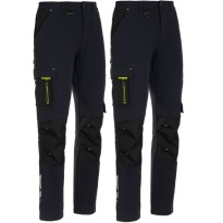 Pantalon de Travail Multipoches Stretch P&P Loyal Fortix...