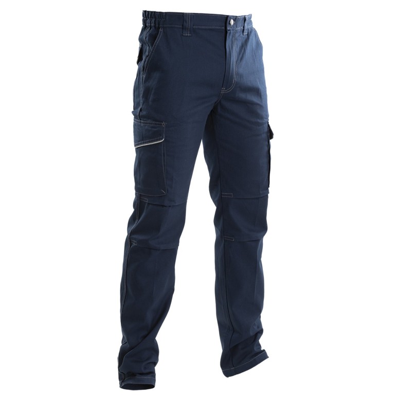 Pantalon de Travail 100% Coton Multipoches P&P...