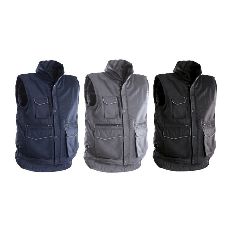 Gilet de Travail Hivernal Multipoches Atom P&P...