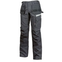 Tous dehors - Pantalon de travail extensible à poches multiples U-Power Gordon PE126AG Taille 50 Couleur Gris asphalte