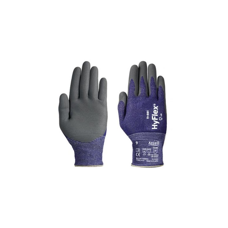 12 pièces - Gants de travail Ansell HyFlex...