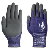 12 pièces - Gants de travail Ansell HyFlex 11-561 GGU974 anti-coupure anti-abrasion