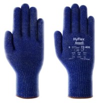 12 pièces - Gants de travail Ansell HyFlex 72-400 GGU960 résistants aux coupures