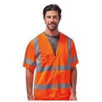 Gilet de Travail Logica HV016 Haute Visibilité