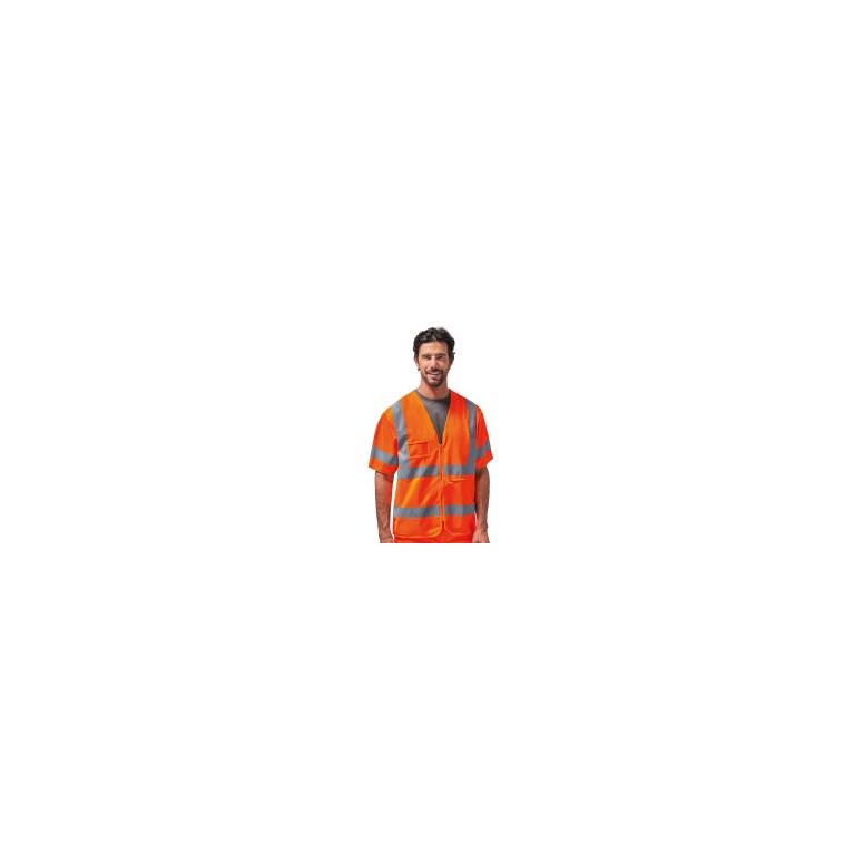 Gilet de Travail Logica HV016 Haute Visibilité