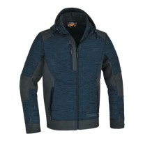 Tous dehors - Sweat en polaire à capuche de travail Multipoche Beta 7637 Taglia XL Couleur Gris