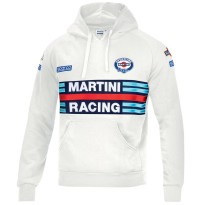 Tous dehors - Sweatshirt de travail avec capuche Sparco Hoodie Martini Racing 01279 Taille XL Couleur Bleu