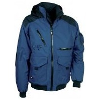 Tous dehors - Veste de travail à poches multiples Cofra Motor V091-0-00 Taille 50 Couleur Bleu avion