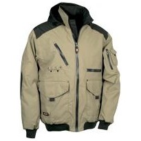 Tous dehors - Veste de travail à poches multiples Cofra Motor V091-0-00 Taille 50 Couleur Bleu avion