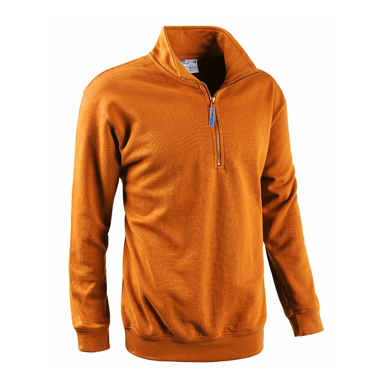 Tous dehors - Sweatshirt de Travail Demi-Zip...