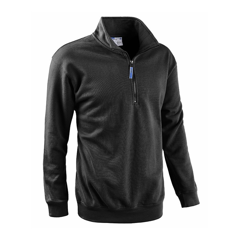 Tous dehors - Sweatshirt de Travail Demi-Zip...