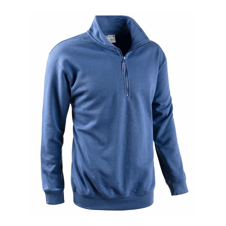 Tous dehors - Sweatshirt de Travail Demi-Zip...