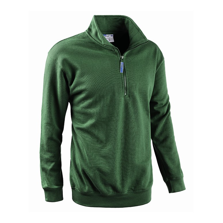 Tous dehors - Sweatshirt de Travail Demi-Zip...