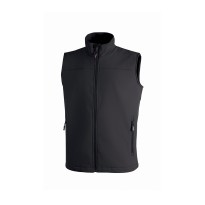 Tous dehors - Gilet de Travail Softshell Stretch Élastique U-Power Dublino IN231 Taille 4XL Couleur Carbone noir