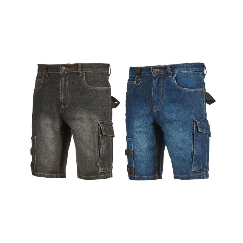 Bermuda de Travail Multipoches Stretch U-Power...