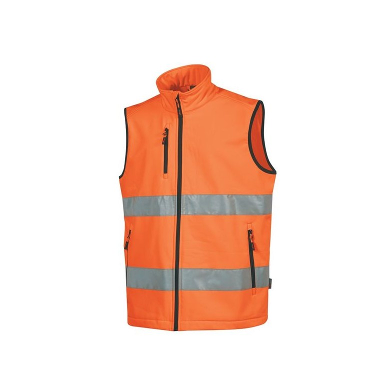 Gilet de Travail Softshell Multipoches Haute...