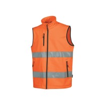 Gilet de Travail Softshell Multipoches Haute Visibilité U-Power Alcor HL373