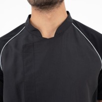 Veste Giblor's Col Mao Restauration Javier 25P08G430 Cuisinier Manches Courtes Bien-Être