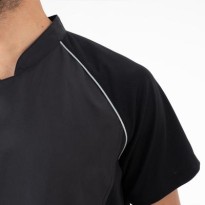 Veste Giblor's Col Mao Restauration Javier 25P08G430 Cuisinier Manches Courtes Bien-Être