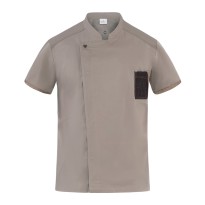 Veste Giblor's Col Mao Stretch Nathan 25P08G425 Restauration Cuisine Barbier