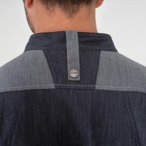 Veste Giblor's Col Mao Stretch Maver 25P08G432 Restauration Cuisine Barbier
