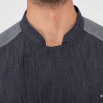 Veste Giblor's Col Mao Stretch Maver 25P08G432 Restauration Cuisine Barbier