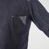 Veste Giblor's Col Mao Stretch Maver 25P08G432 Restauration Cuisine Barbier