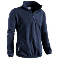 Tous dehors - Sweat en Polaire de Travail Demi-Zip Sottozero Suède 7250 Taille XL Couleur Gris fumé