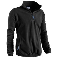 Tous dehors - Sweat en Polaire de Travail Demi-Zip Sottozero Suède 7250 Taille 4XL Couleur Bleu marine
