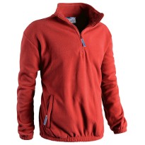 Tous dehors - Sweat en Polaire de Travail Demi-Zip Sottozero Suède 7250 Taille 4XL Couleur Bleu marine