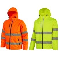 Veste de Travail Haute Visibilité Imperméable Multipoches 5 en 1 U-Power Kaia HL375