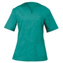 Tous dehors - Blouse Médicale de Travail Margherita Femme Giblor's 10M2062C. Taille M Couleur bleu clair