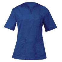 Tous dehors - Blouse Médicale de Travail Margherita Femme Giblor's 10M2062C. Taille M Couleur bleu clair