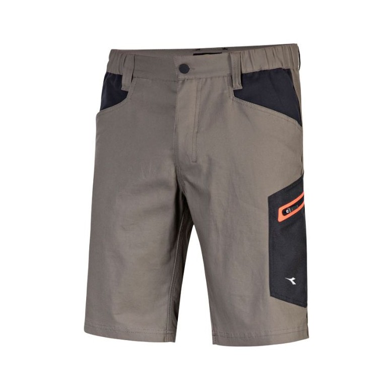Bermuda de travail multipoches Diadora Stretch...