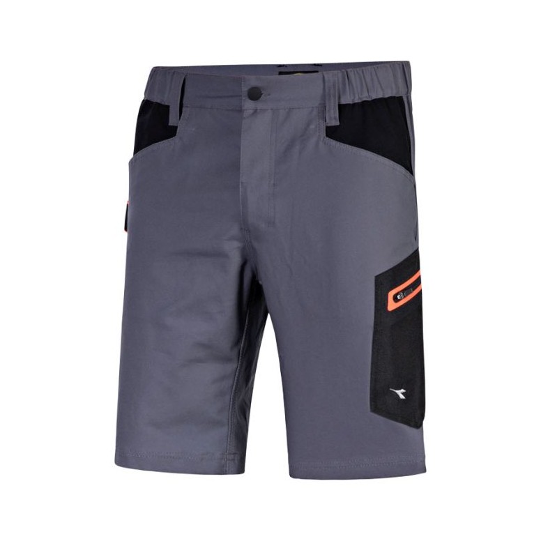Bermuda de travail multipoches Diadora Stretch...