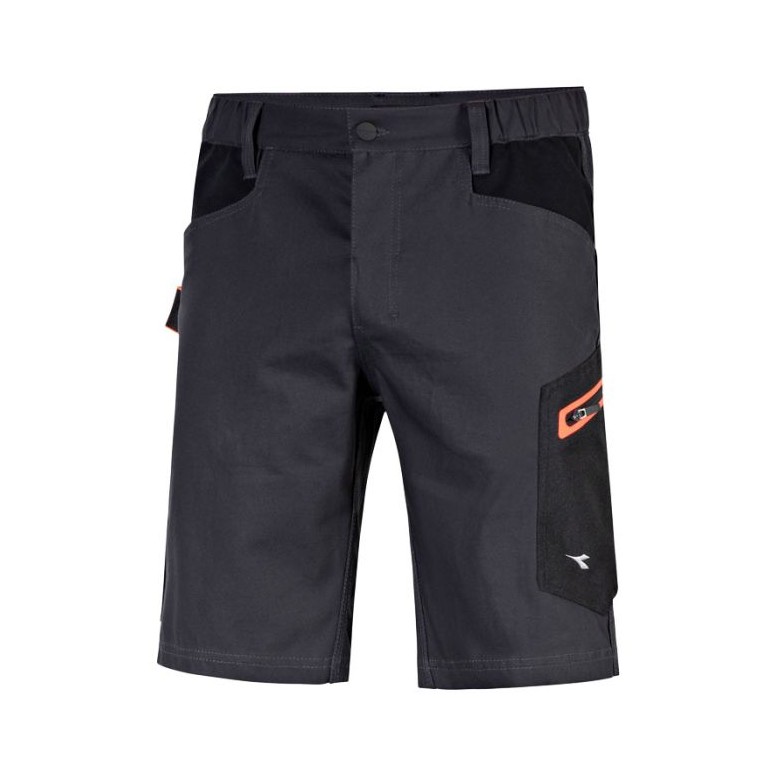 Bermuda de travail multipoches Diadora Stretch...