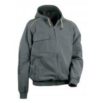 Tous Dehors - Veste en polaire avec capuche de travail Multipoches Cofra Potsdam V130-0-02 taille XL couleur marine