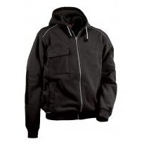 Tous Dehors - Veste en polaire avec capuche de travail Multipoches Cofra Potsdam V130-0-02 taille L couleur marine