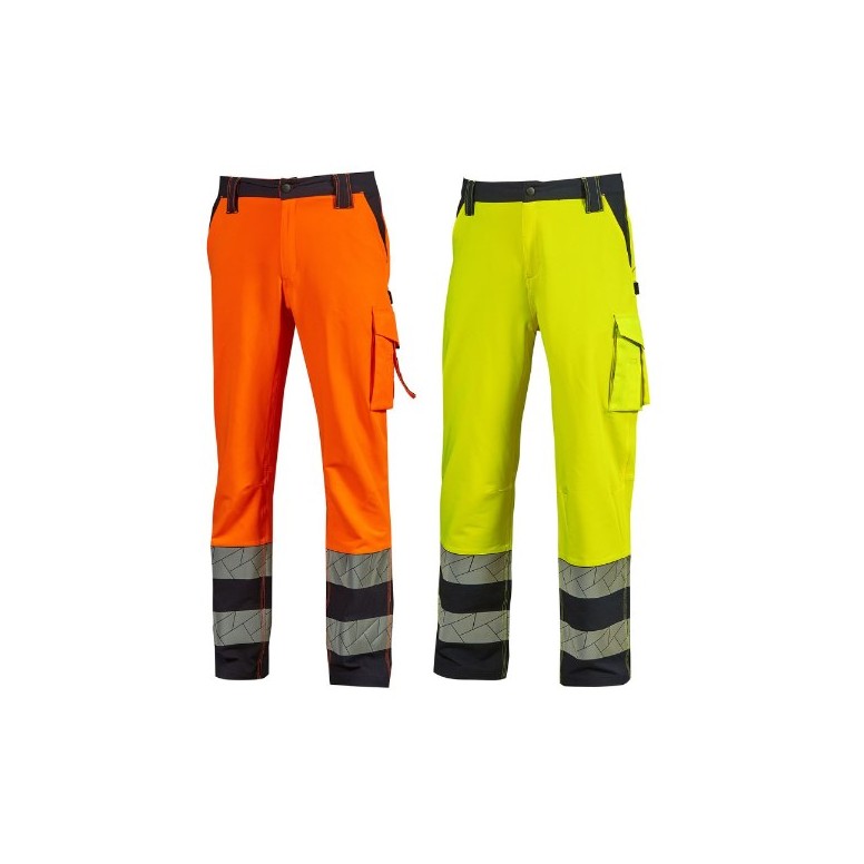 Pantalon de travail stretch multipoches haute...