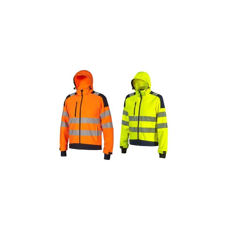 Blouson de travail haute visibilité multipoches...