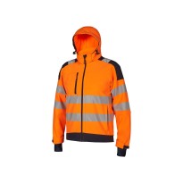 Blouson de travail haute visibilité multipoches softshell stretch U-Power Wonder HL384