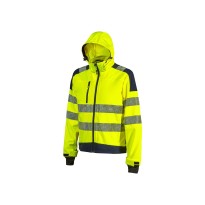 Blouson de travail haute visibilité multipoches softshell stretch U-Power Wonder HL384