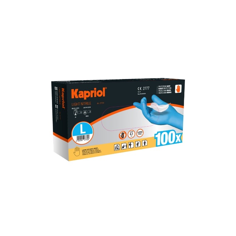100 pièces - Gants jetables Kapriol LIGHT...