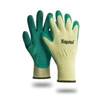 12 Paires - Gants de Travail Antidérapants Kapriol Latex Supergrip 128158