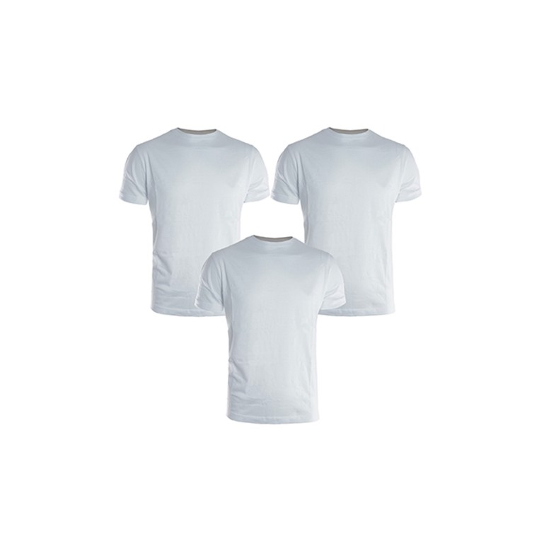 Set de 3 T-shirts Kapriol 100% coton 132896 blanc