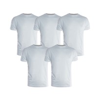 Set 2 T-Shirt Da Lavoro Kapriol 136451 Bianco e Grigio