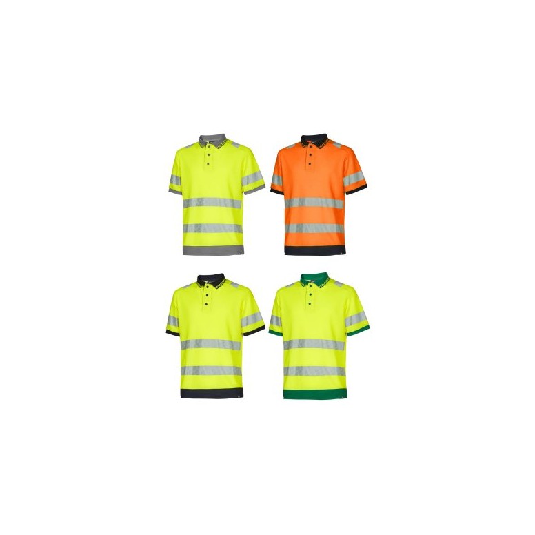 3 pièces – Polo de travail haute visibilité...