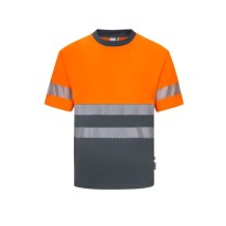 T-shirt de Travail Haute Visibilité Velilla 305633 Bicolore