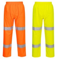 Surpantalon de Travail Portwest Haute Visibilité S165 Imperméable Multipoches