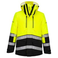 Veste de travail Portwest haute visibilité EV467 Hi Vis multipoches hivernale